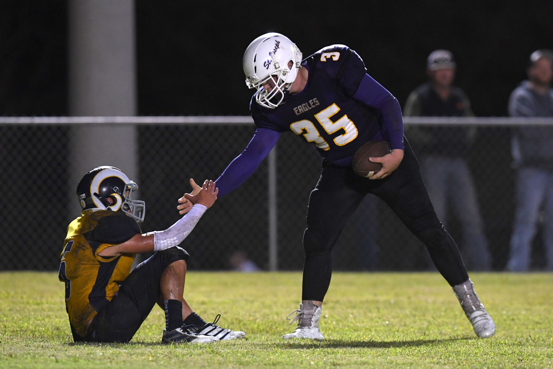 St Joseph football vs. Allen Academy